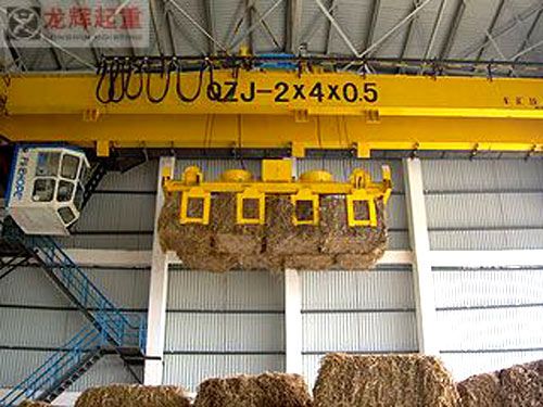 全自秸稈垃圾發(fā)電專用抓斗起重機(jī)